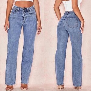 House of CB YARA Vintage Fit High Waist Jeans Size XS (2/4)